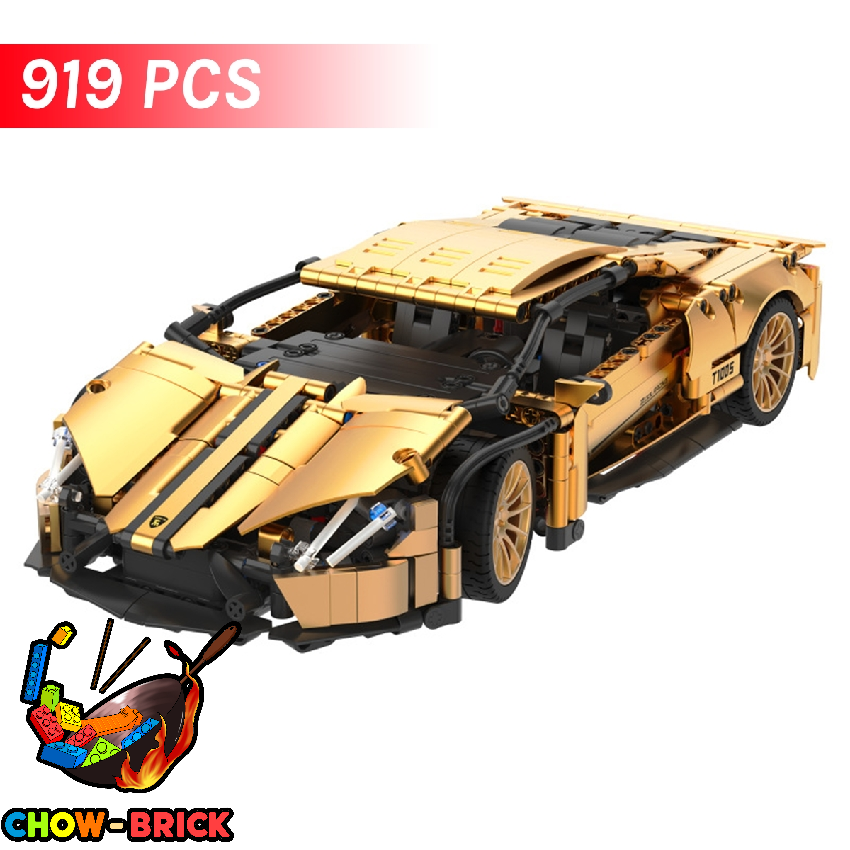 TuoMu 1/14 T1005 Golden Lamborghini Aventador 834 Static Version