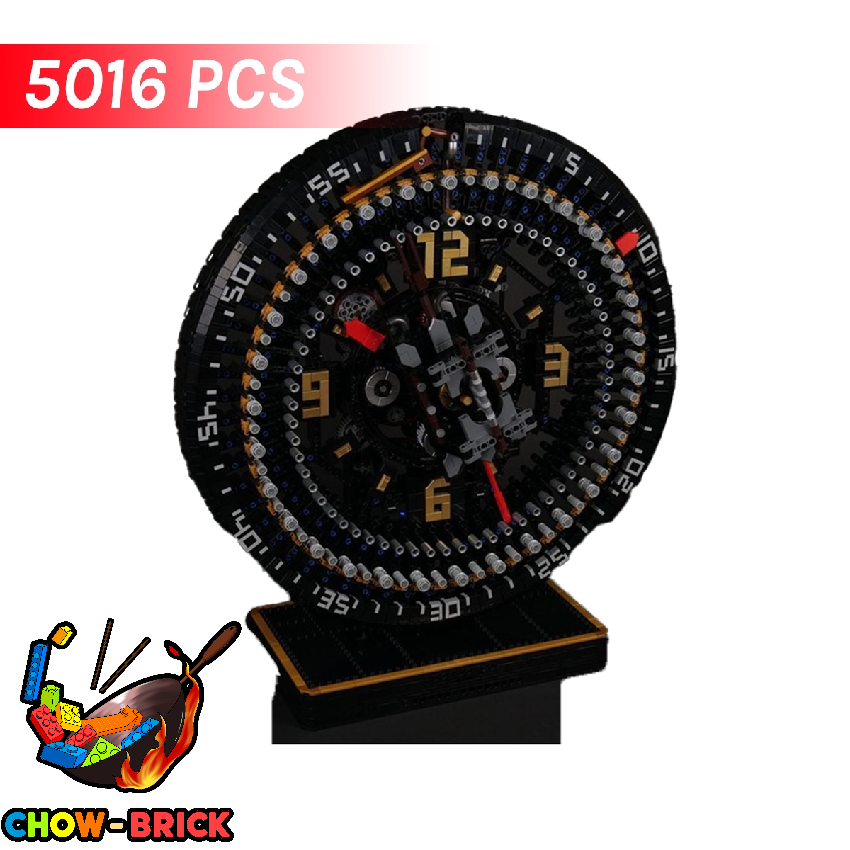 GoBricks MOC-215966 Mangle Rack Clock w/ PF Parts - ChowBrick Store